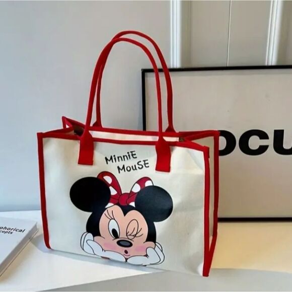 Minnie Mouse Tote Bag Shoulder Bag - Picture 3 of 8